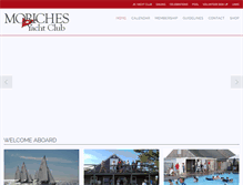 Tablet Screenshot of morichesyachtclub.org